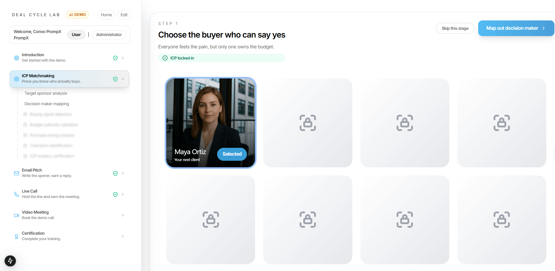 ICP Matchmaking – choose the buyer who can say yes